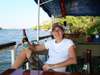 Bonita Cronje - relaxing on the Zambezi River